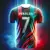 Portugal ronaldo no.7 impresso camisa esportiva masculina verão camisa de futeb - loja online