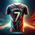Portugal ronaldo no.7 impresso camisa esportiva masculina verão camisa de futeb - comprar online