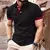 Camisa polo masculina manga curta camiseta lapela - comprar online