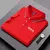 Camisa polo masculina bordada de manga curta casual de negócios, elegante - BB  SHOP