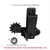 Imagem do Ajustador elástico de corrente de motocicleta atualizado, tensor automático, g