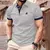 Camisa polo masculina manga curta camiseta lapela