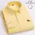 Camisa algodão oxford para homens manga longa xadrez listrado - comprar online