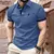 Camisa polo masculina manga curta camiseta lapela - comprar online