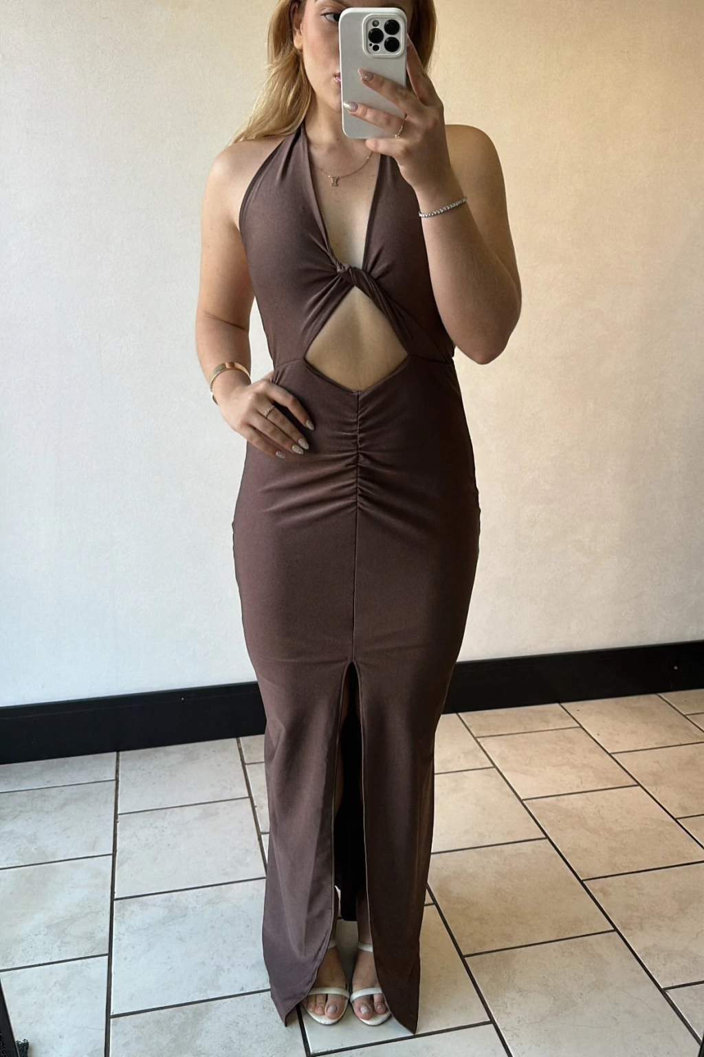 Vestido Glossy Longo