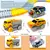 Crianças elétrica mágica pista brinquedo carro de engenharia crianças brinqu