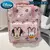 Disney dos desenhos animados mochila feminina mickey mouse pato donald padrão e