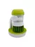 Cepillo con dispensador de jabon y base.