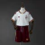 Kit Infantil Espanha 2026/27 Il Adidas Trefoil - Branco Unissex - Camisa e Shorts - Copa do Mundo