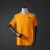 Camisa Costa do Marfim Icons Collection - Adidas Trefoil - Laranja