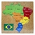 Quebra Cabeça Educativo Aprenda Brincando Mapa do Brasil DM Toys - comprar online