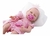 Boneca Diver New Born Dengo com Olho Móvel Divertoys na internet