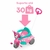 Triciclo Infantil Pink Pet 3 em 1 com Empurrador Xalingo - comprar online