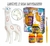 Boneco de Pintar Safari Girafa Com Tintas e Pincel Adijomar - DreamToys