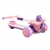 Patinete Aviãozinho Feliz Rosa com Luz e Som Dobrável DM Toys - comprar online