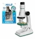 Microscópio Infantil Polilab Com 3 Lentes Zoom 1200x Polibrinq