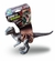 Boneco Dinossauro Velociraptor 25cm Cometa