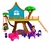 Casa da Árvore e Bonecos Maria Clara e JP Divertoys - comprar online