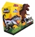 Dinossauro Tiranossauro Attack Com Luz e Som Marrom Adijomar - comprar online