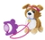 Pelúcia Cachorrinho Walking Petz com Som e Movimento Multikids - DreamToys