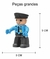 Blocos de Montar Polícia Peças Grandes 90 Peças Xalingo - DreamToys