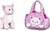 Pelúcia Cutie Handbag Gato Rosa c/ Bolsinha Multikids - comprar online
