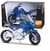 Moto de Brinquedo Esportiva Multi Motors Motocicleta 26cm Azul Roma - comprar online