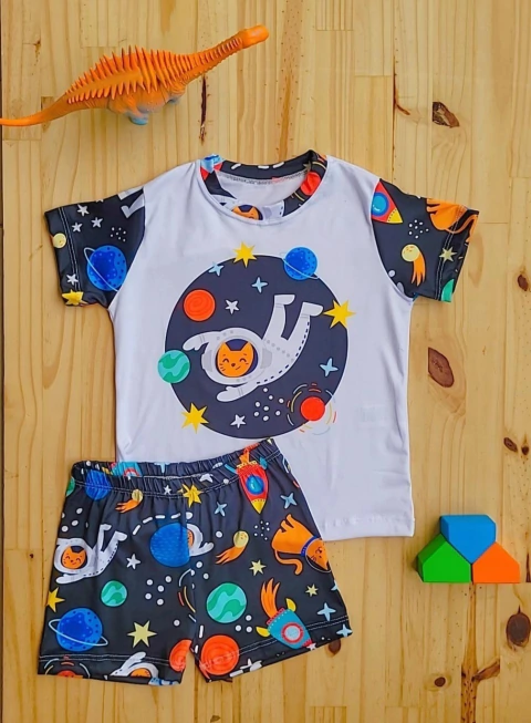 Pijama Astro Gato Menino