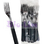 Tenedor de Mesa Mango Negro x 12 Granel CAROL - comprar online