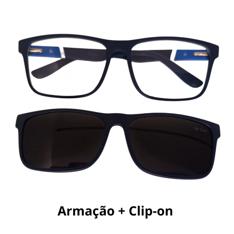 Armação para Grau Clipon Polarizado Up Eyes 0132 Cores