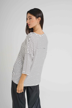 REMERON CHIC RAYAS BLANCO - tienda online