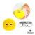 Juguete Interactivo Gatos Luz Led Sonido Grillo Divertido Color Amarillo - Leocan