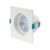 Plafon de embutir LED easy recuado quadrado 30º 4000K 7W bivolt 11,7X11,7X6,5cm ABS branco. - RT Iluminação