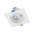 Plafon de embutir LED Easy recuado quadrado 30° 4000K 12W bivolt 14X14X7cm ABS branco. - loja online