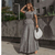 Conjunto Blusa e Saia Longa Plissada na Malha Sued Skin moda evangélica - loja online