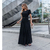 Conjunto Blusa e Saia Longa Plissada na Malha Sued Skin moda evangélica na internet