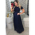 Vestido de renda longo todo forrado com manga curta, zip na parte de traz festa eventos moda evangélica crista - JM Moda Luxo