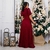 Vestido de renda manga curta bufante detalhes em botões na parte da frente moda evangélica - loja online