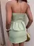 Conjunto alfaiataria peplum sem alça e short saia - comprar online