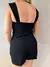 Conjunto luiza blusa lapelas zíper e short curto