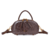 BOLSA P MATERIAL LIZARD DARK COCOA