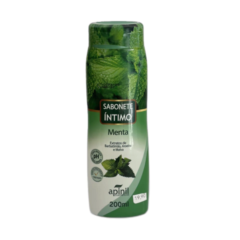 SABONETE INTIMO APINIL COSMETICOS MENTA 200ML