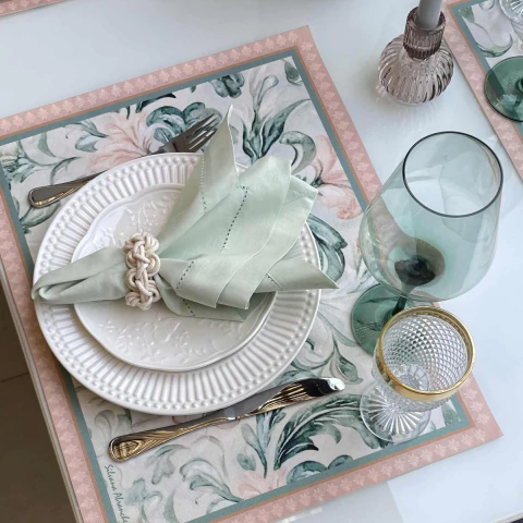 Jogo Americano Dupla Face Aquarela corte à lazer - comprar online