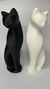 Imagem do Casal de Gatos Decorativos | Preto e Branco | Impressão 3D