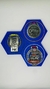 Porta Medalhas Hexagonal | Impressão 3D - KIT COM 5 UNIDADES - TechCamp 3D