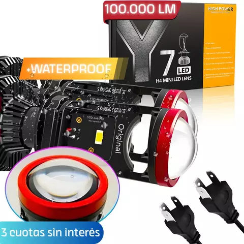 Kit Led Lupa Proyector H4 Alta Gama con Canbus 12V - comprar online