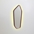 Imagem do Espelho Orgânico Nápoles Iluminado com LED com Moldura em Couro