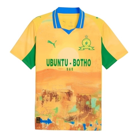 Camisa Mamelodi Sundowns Edição especial Mundial de Clubes I 25/26 - Torcedor Puma Masculina - Amarela