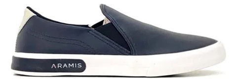 Tênis Aramis Stripe Slip On Preto Masculino