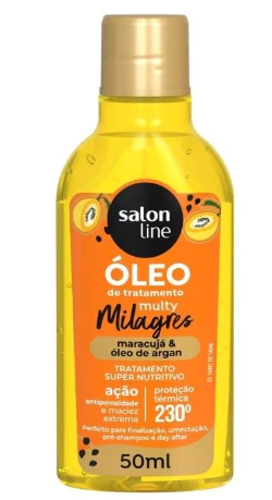 Salon Line Óleo de Tratamento Multy Milagres Maracujá & Óleo de Argan